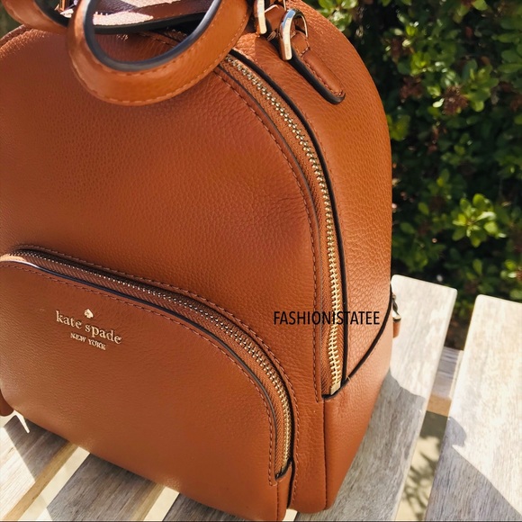 KATE SPADE JACKSON STREET MEDIUM BACKPACK GINGER - Picture 2 of 7